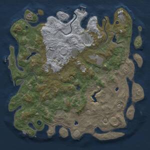 Thumbnail Rust Map: Procedural Map, Size: 4800, Seed: 1506263950, 17 Monuments