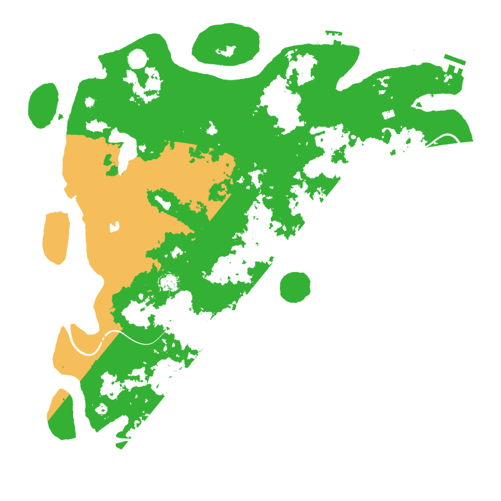 Biome Rust Map: Procedural Map, Size: 4550, Seed: 71976493