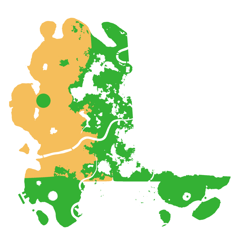 Biome Rust Map: Procedural Map, Size: 4500, Seed: 85616856
