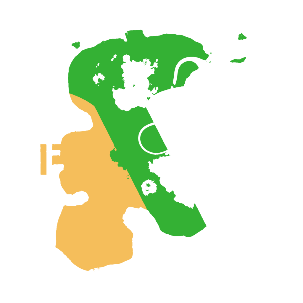 Biome Rust Map: Procedural Map, Size: 2000, Seed: 442574308