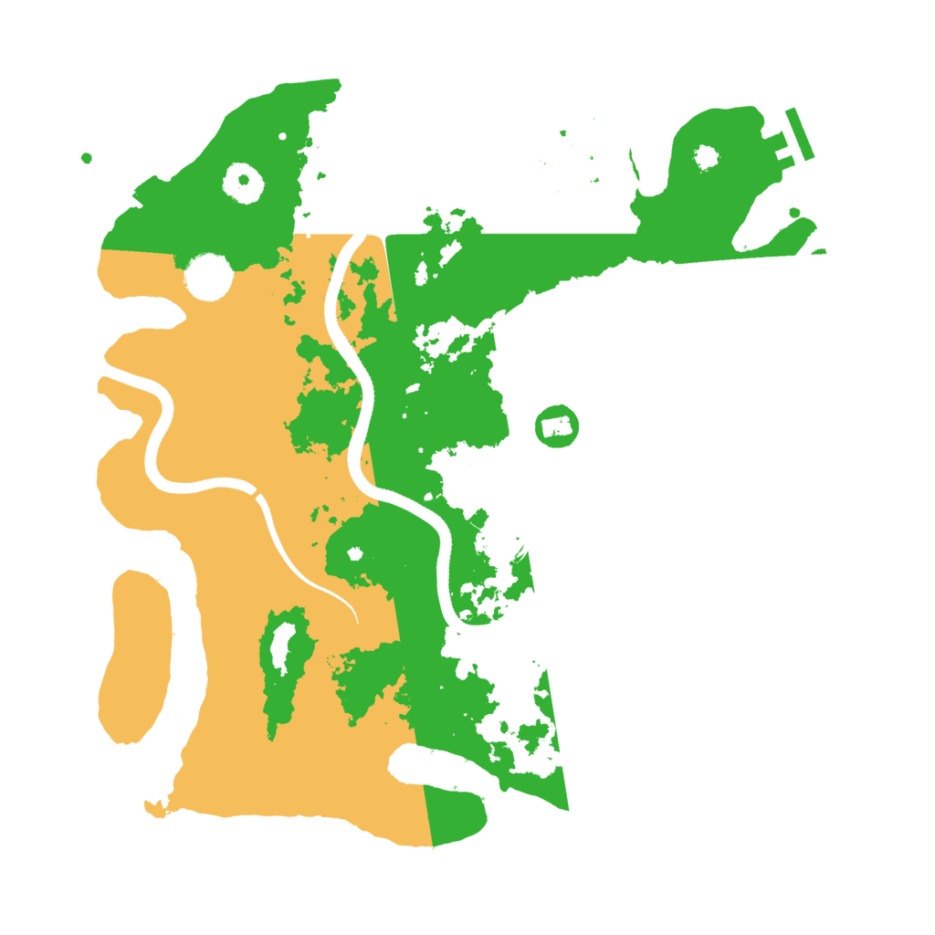 Biome Rust Map: Procedural Map, Size: 3500, Seed: 8949599