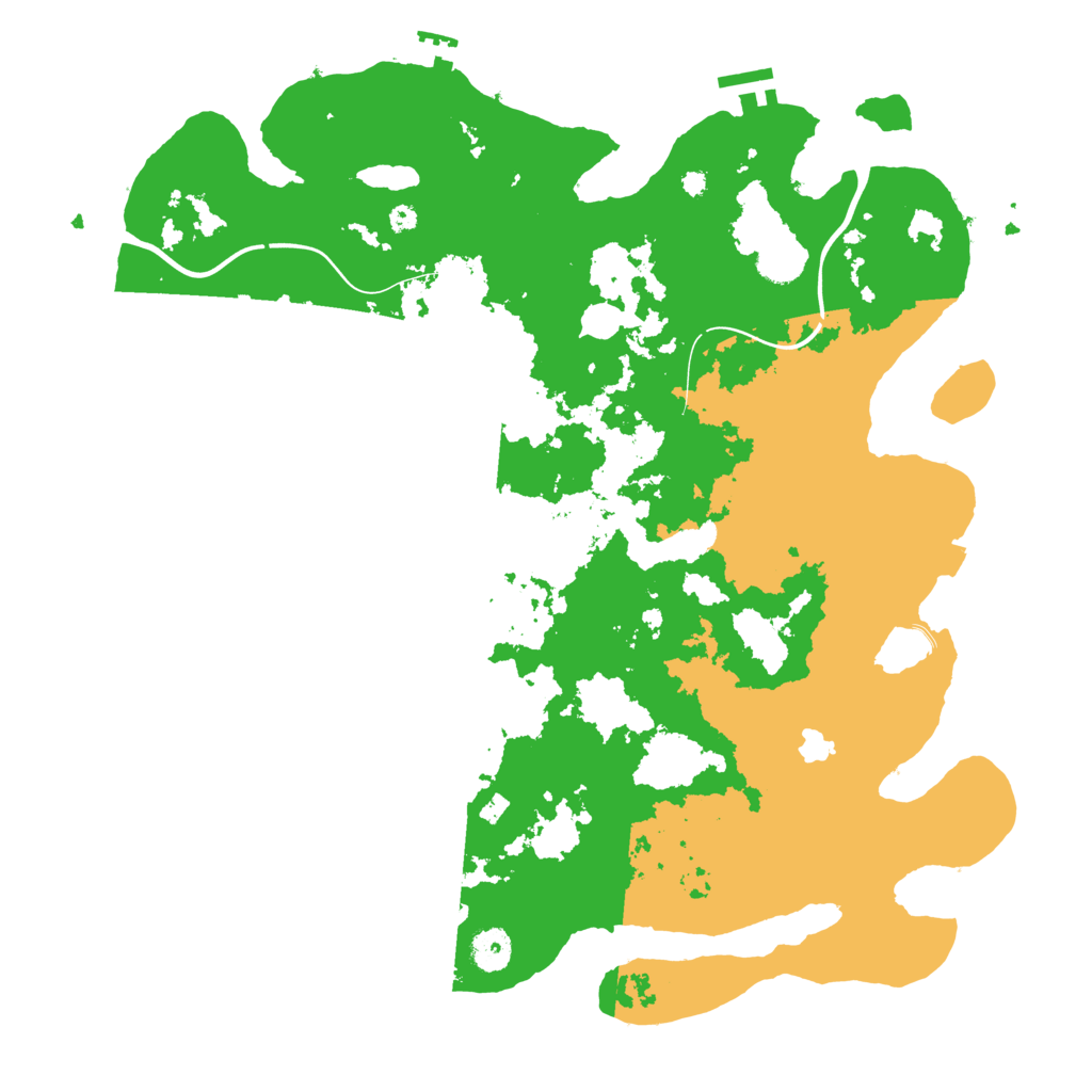 Biome Rust Map: Procedural Map, Size: 4000, Seed: 284808