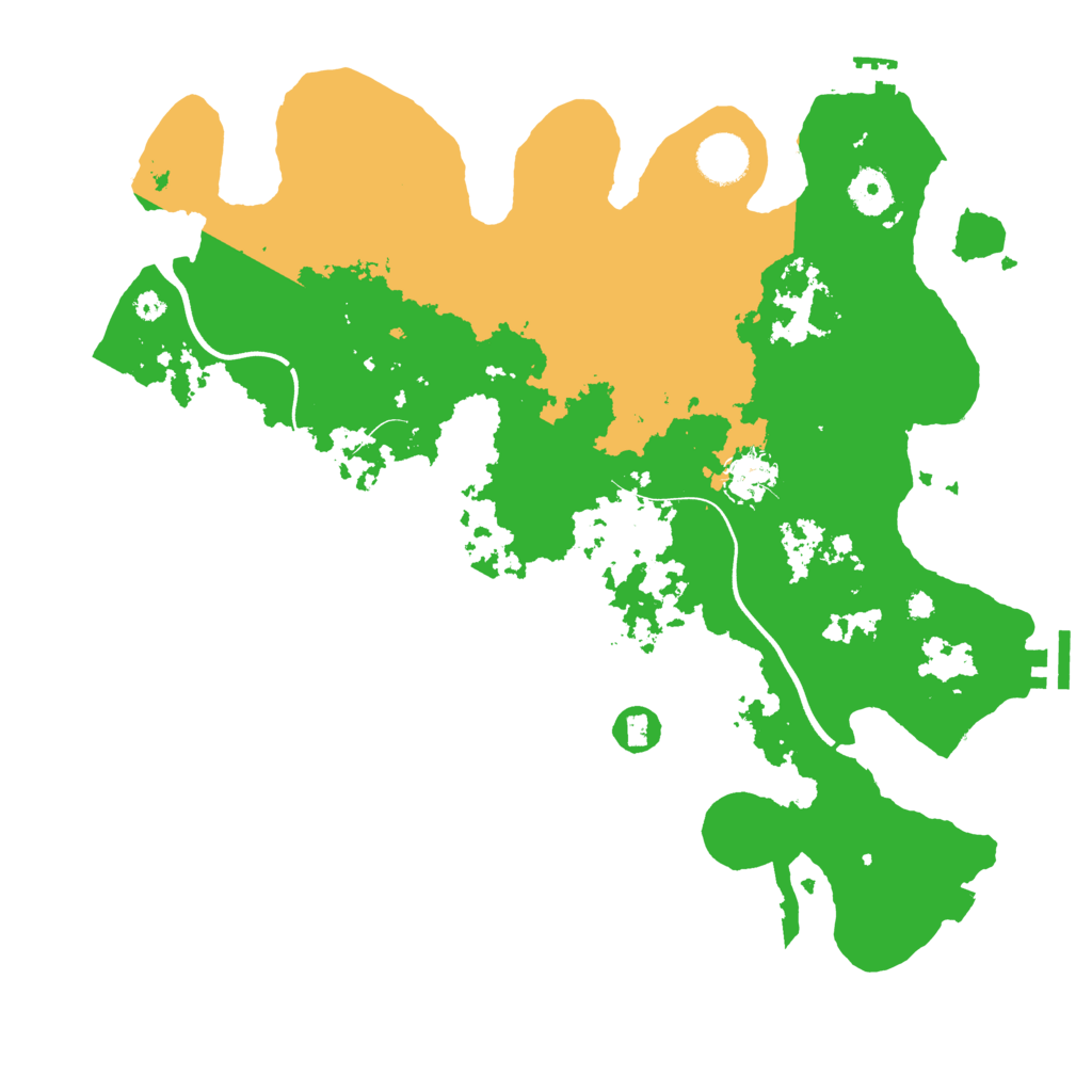 Biome Rust Map: Procedural Map, Size: 3750, Seed: 780312795