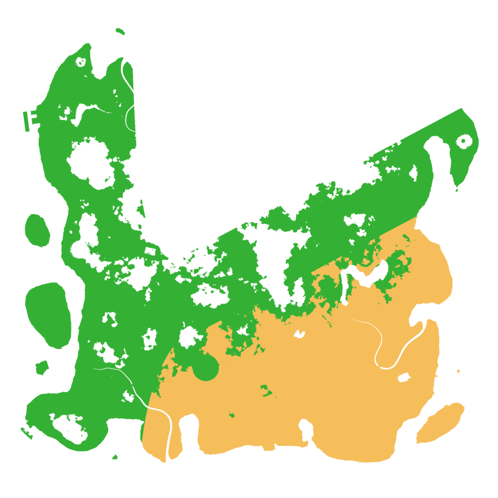 Biome Rust Map: Procedural Map, Size: 5000, Seed: 1815422189