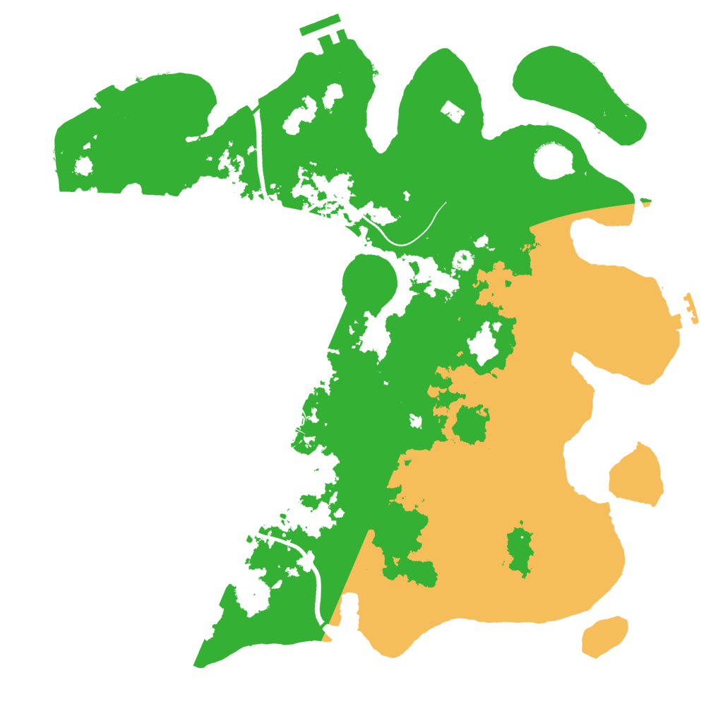 Biome Rust Map: Procedural Map, Size: 3500, Seed: 5790879