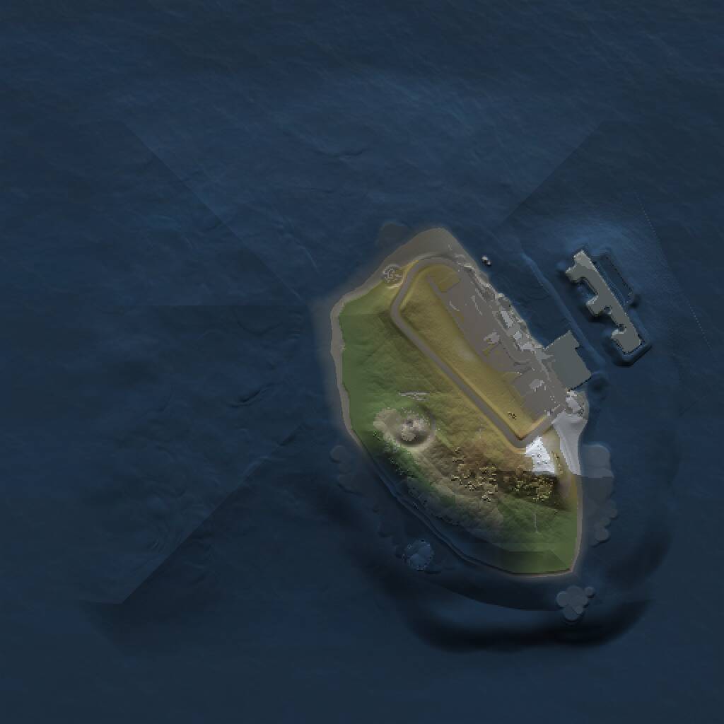 Rust Map: Procedural Map, Size: 1000, Seed: 1150818240, 2 Monuments