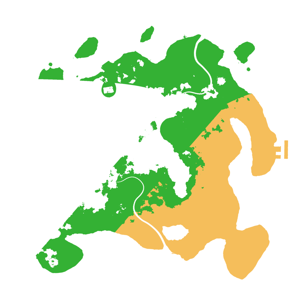 Biome Rust Map: Procedural Map, Size: 3250, Seed: 53753