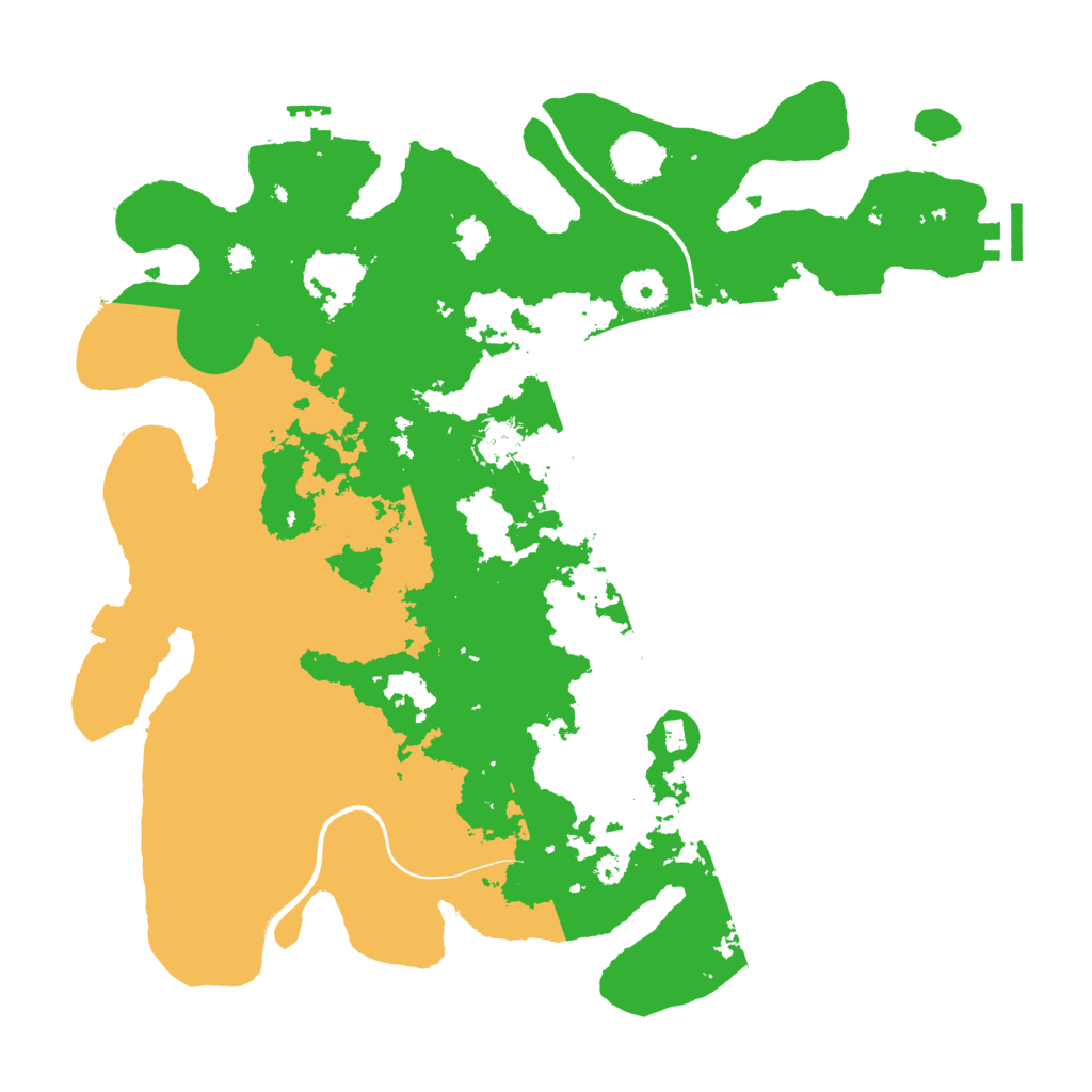 Biome Rust Map: Procedural Map, Size: 3800, Seed: 303585166