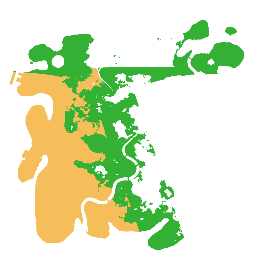 Biome Rust Map: Procedural Map, Size: 3800, Seed: 303585166