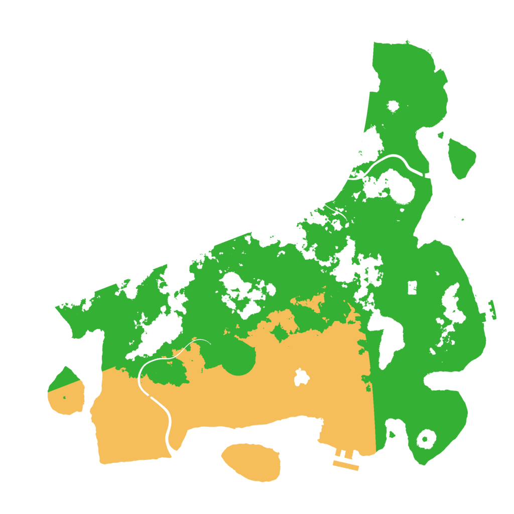 Biome Rust Map: Procedural Map, Size: 4000, Seed: 480523457