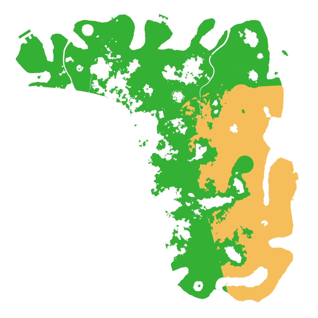 Biome Rust Map: Procedural Map, Size: 4800, Seed: 665240400