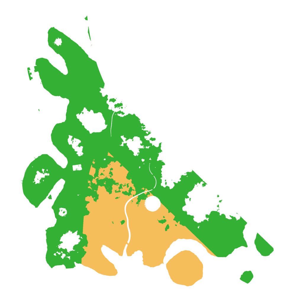 Biome Rust Map: Procedural Map, Size: 3600, Seed: 306