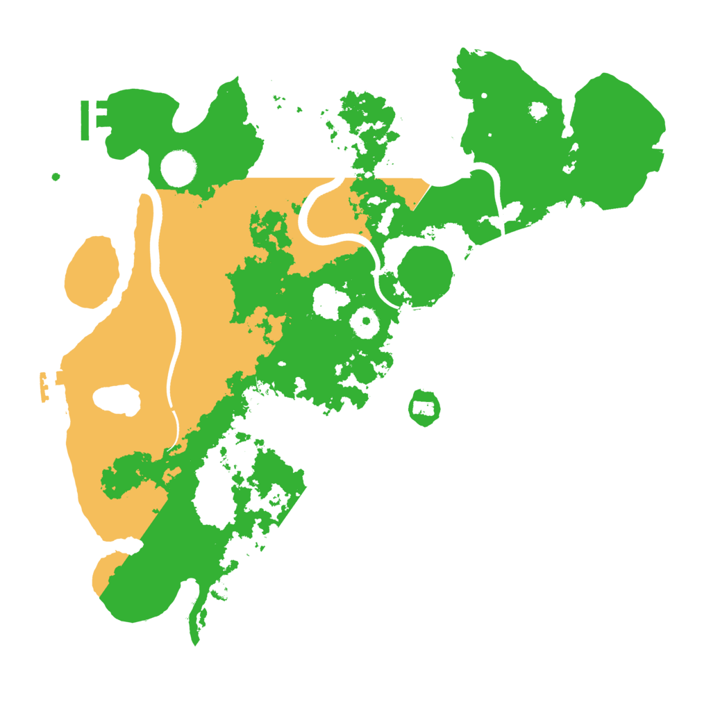 Biome Rust Map: Procedural Map, Size: 3600, Seed: 283