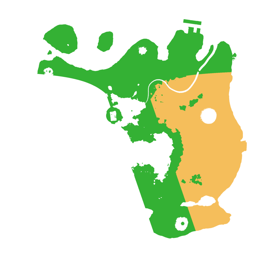 Biome Rust Map: Procedural Map, Size: 3000, Seed: 14897