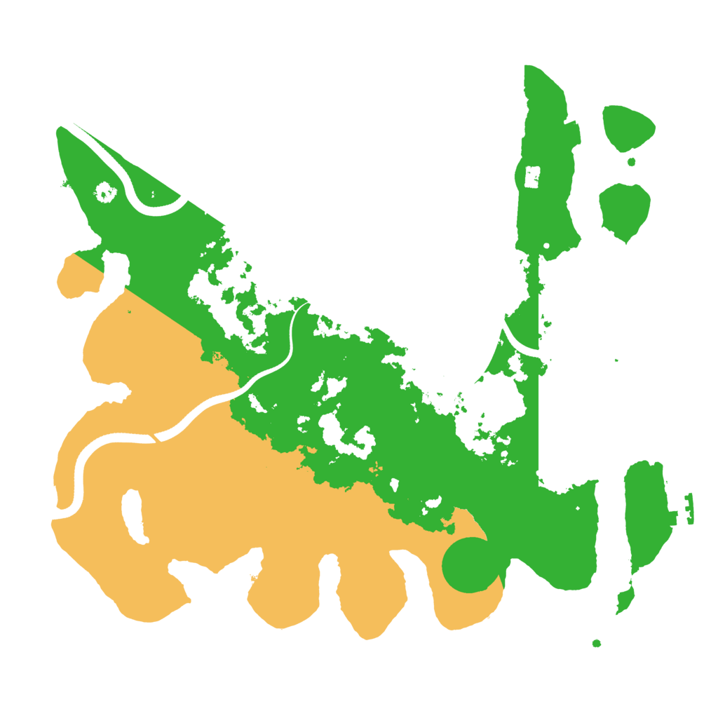 Biome Rust Map: Procedural Map, Size: 3500, Seed: 150900974