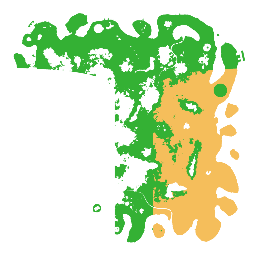 Biome Rust Map: Procedural Map, Size: 5000, Seed: 12567