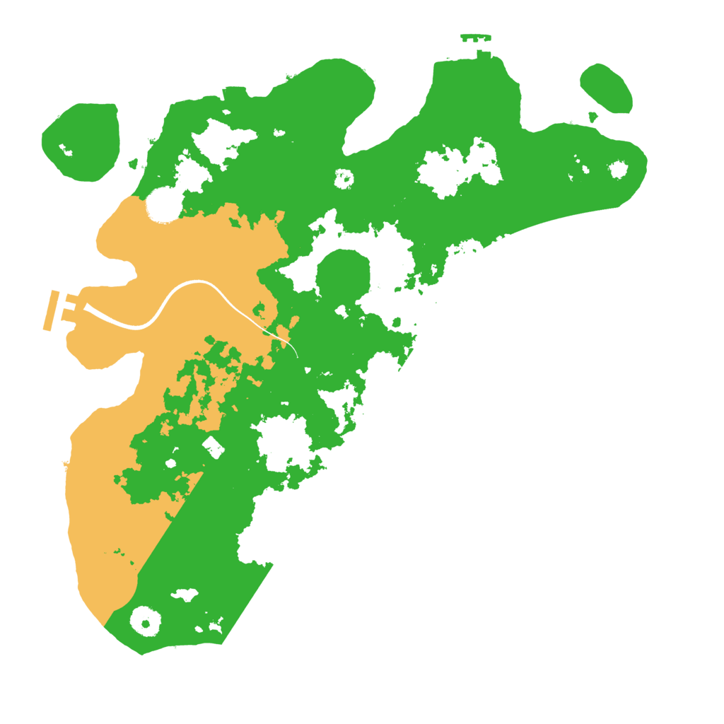 Biome Rust Map: Procedural Map, Size: 3600, Seed: 322