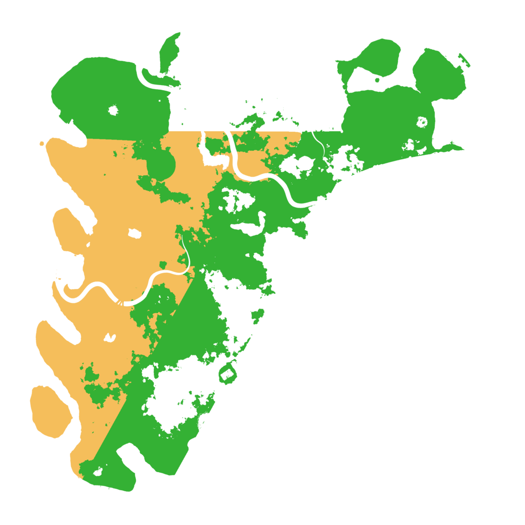 Biome Rust Map: Procedural Map, Size: 4800, Seed: 712372
