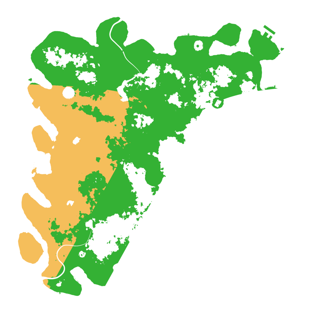 Biome Rust Map: Procedural Map, Size: 4800, Seed: 712372