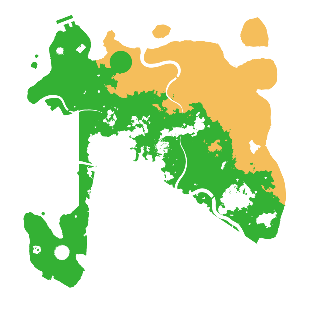Biome Rust Map: Procedural Map, Size: 3750, Seed: 1991338031