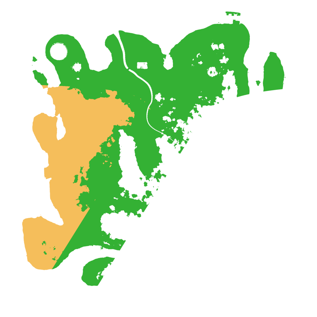 Biome Rust Map: Procedural Map, Size: 3250, Seed: 19