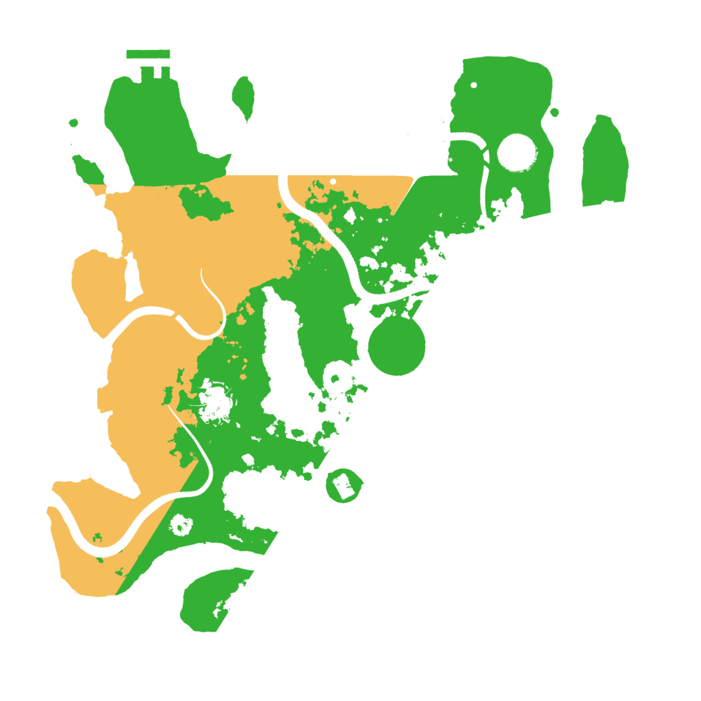 Biome Rust Map: Procedural Map, Size: 3250, Seed: 19