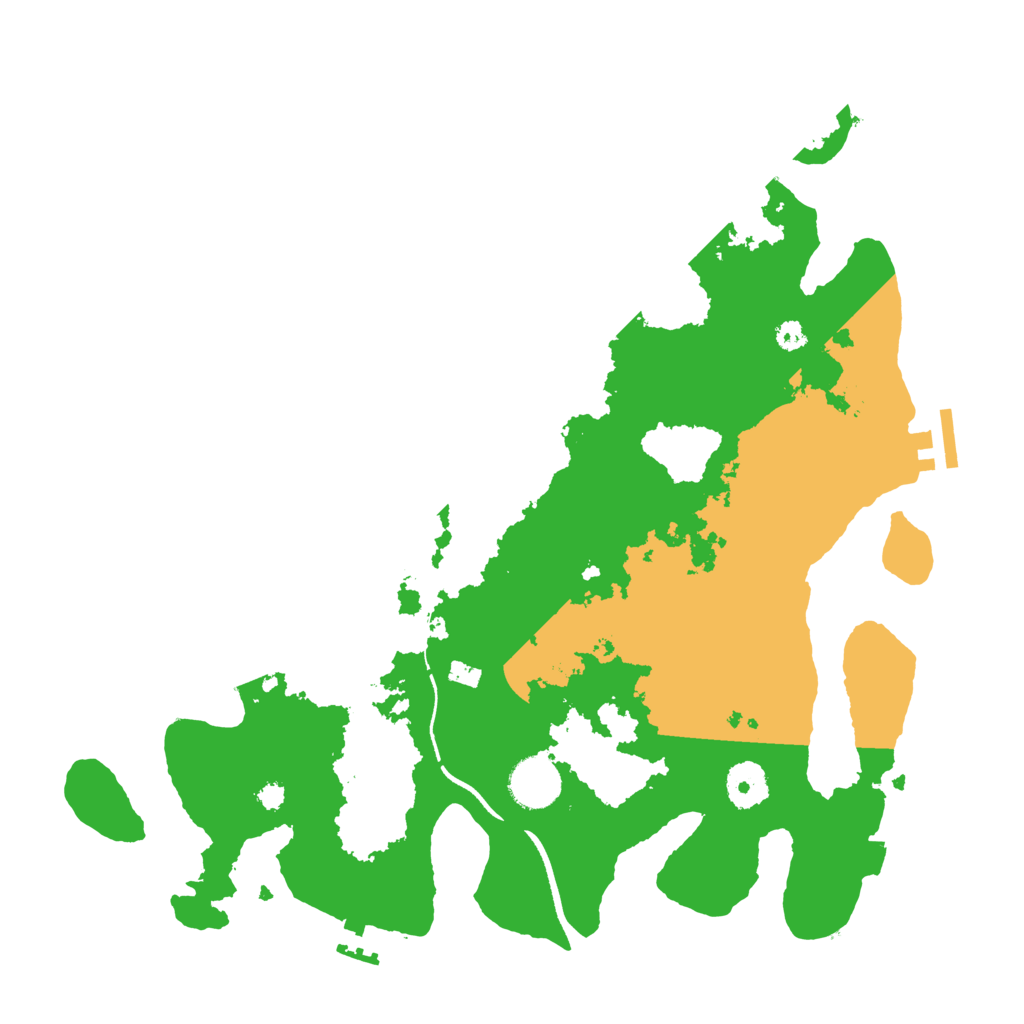 Biome Rust Map: Procedural Map, Size: 3500, Seed: 168795090