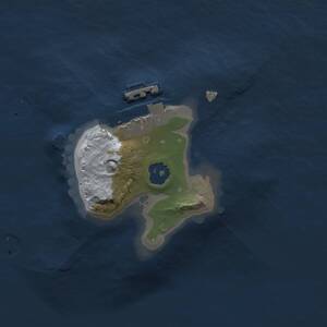 Thumbnail Rust Map: Procedural Map, Size: 1500, Seed: 2137484647, 2 Monuments