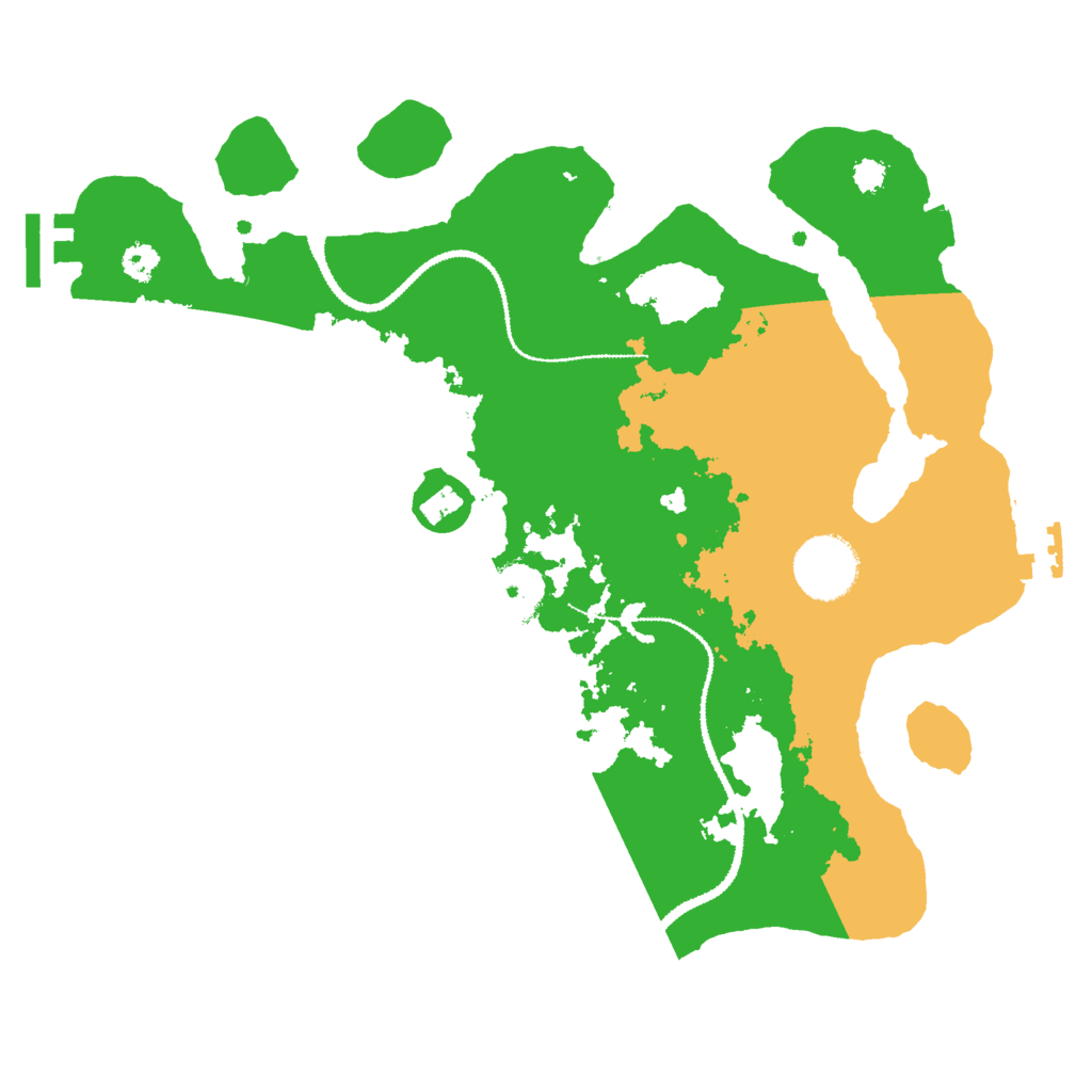 Biome Rust Map: Procedural Map, Size: 3000, Seed: 1579314315