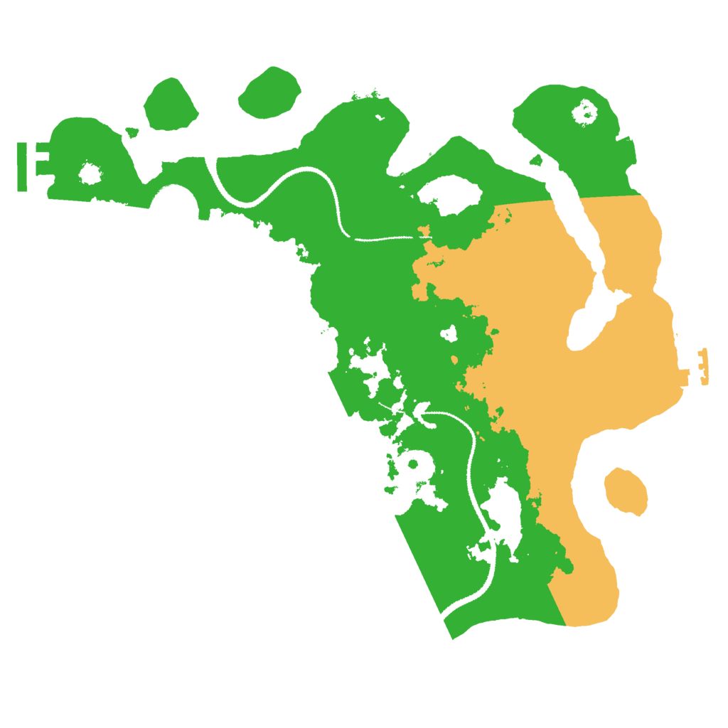 Biome Rust Map: Procedural Map, Size: 3000, Seed: 1579314315