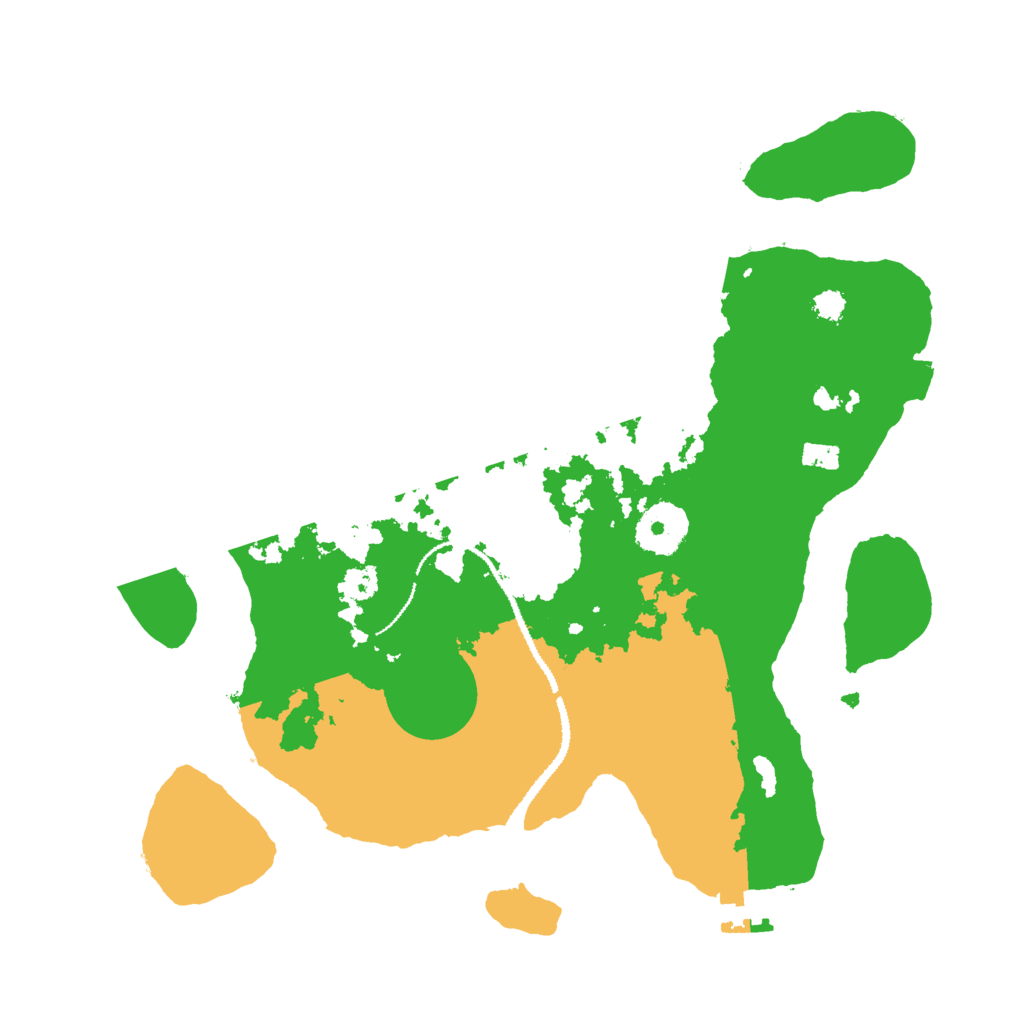 Biome Rust Map: Procedural Map, Size: 3000, Seed: 20495