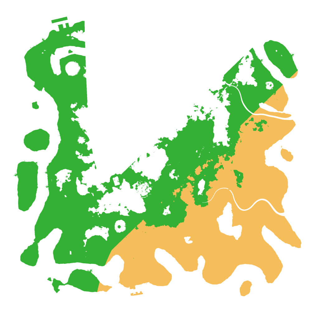 Biome Rust Map: Procedural Map, Size: 4000, Seed: 734773819