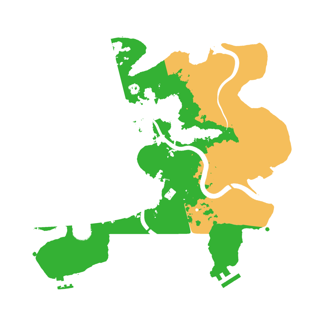 Biome Rust Map: Procedural Map, Size: 3000, Seed: 2126034645