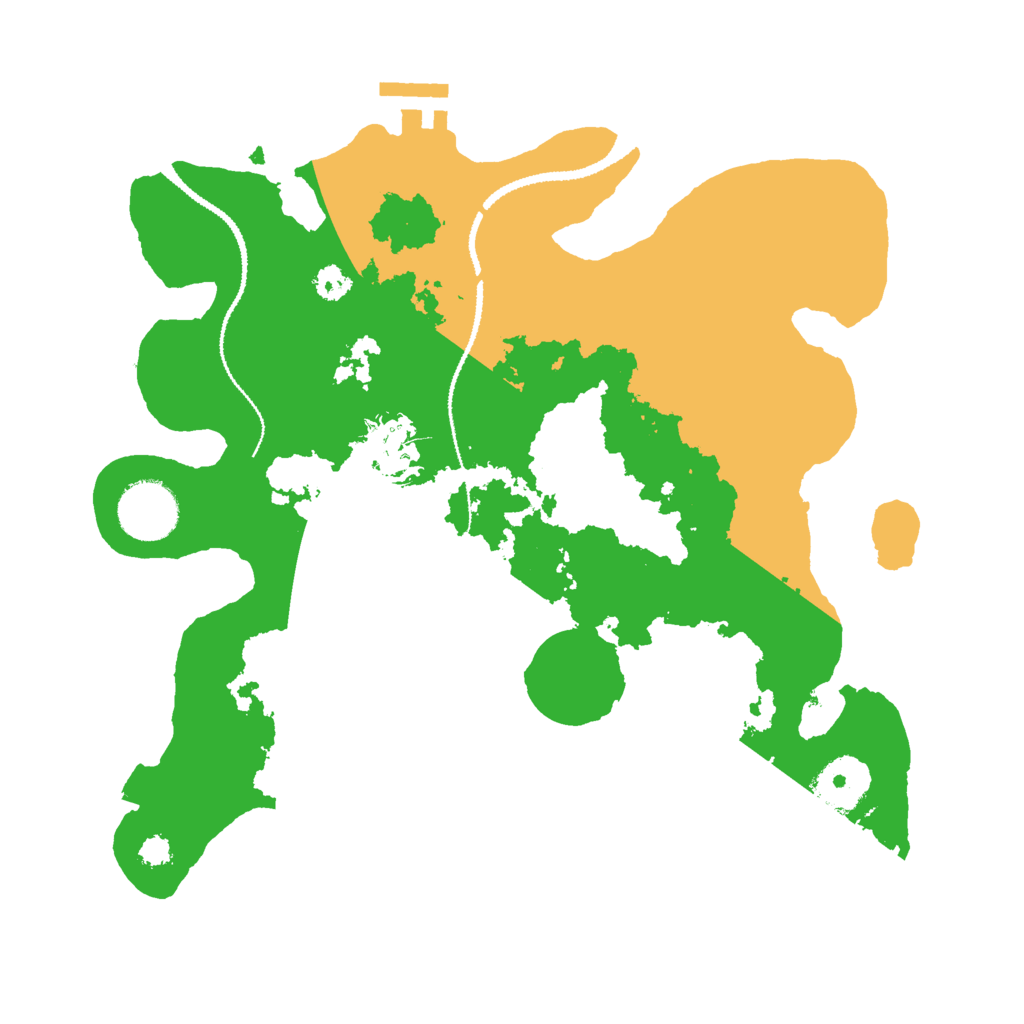 Biome Rust Map: Procedural Map, Size: 3000, Seed: 4097346