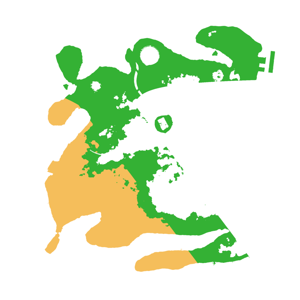 Biome Rust Map: Procedural Map, Size: 2800, Seed: 1413070141