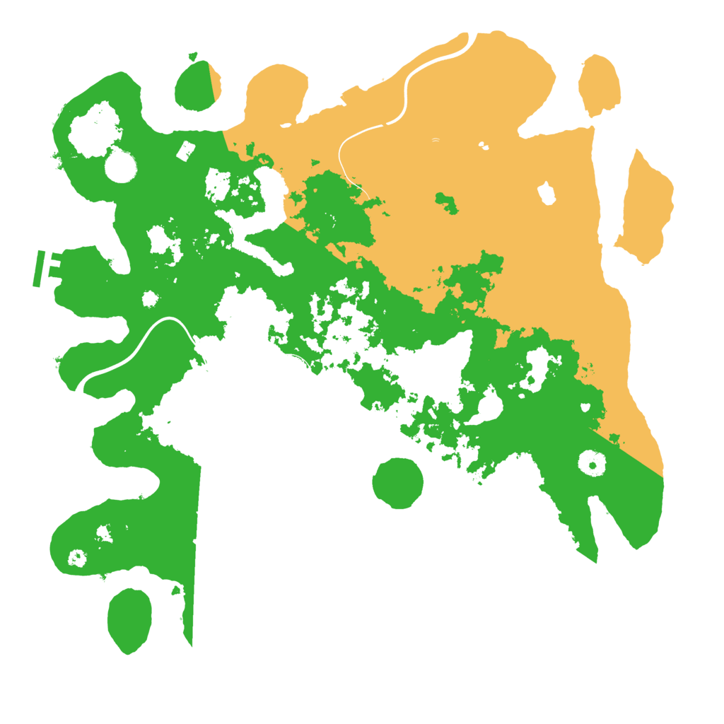 Biome Rust Map: Procedural Map, Size: 4000, Seed: 123732