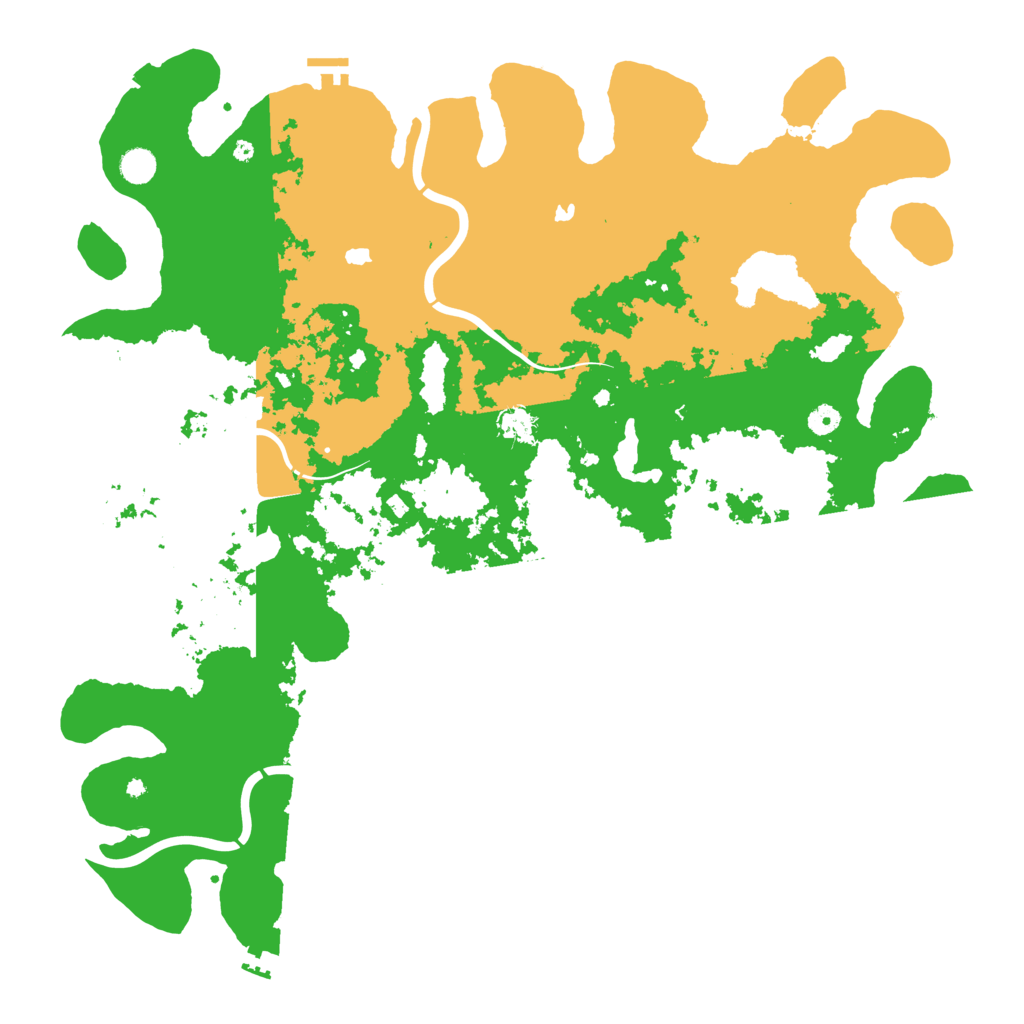 Biome Rust Map: Procedural Map, Size: 5000, Seed: 72227