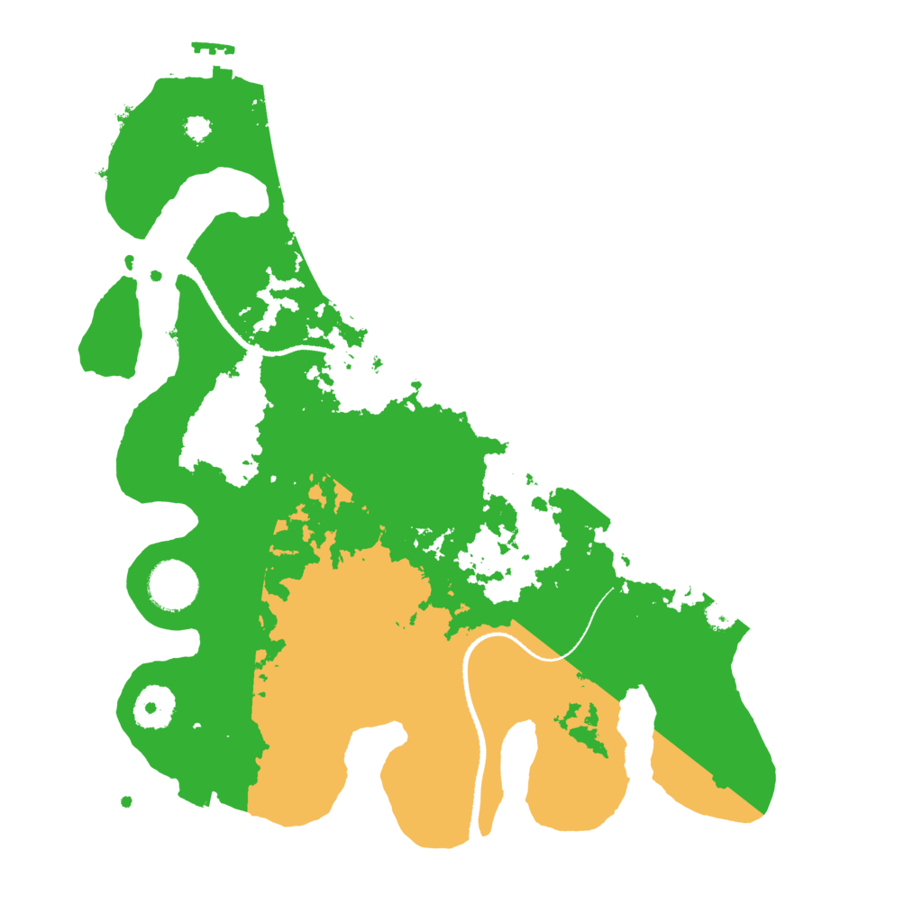 Biome Rust Map: Procedural Map, Size: 3250, Seed: 412878471