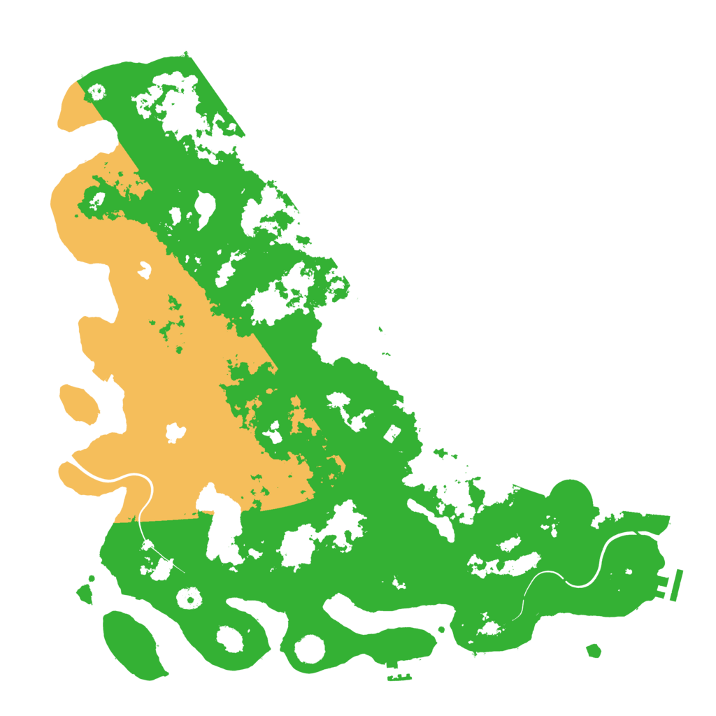 Biome Rust Map: Procedural Map, Size: 4500, Seed: 682845498