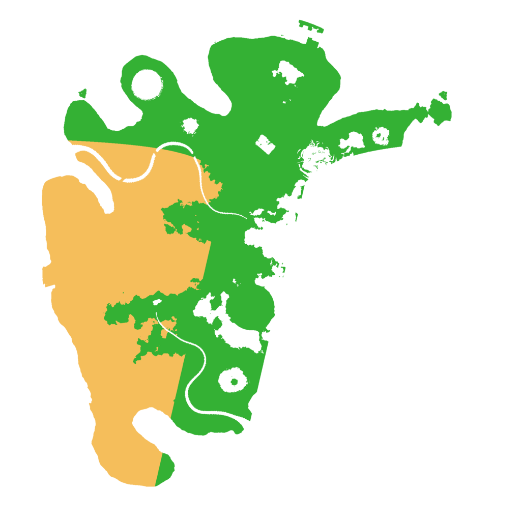 Biome Rust Map: Procedural Map, Size: 3000, Seed: 738660941