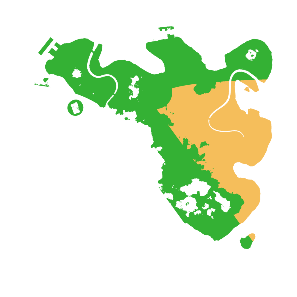 Biome Rust Map: Procedural Map, Size: 3000, Seed: 456156844