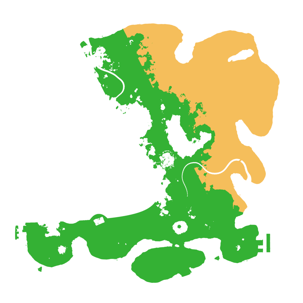 Biome Rust Map: Procedural Map, Size: 3300, Seed: 1974879894