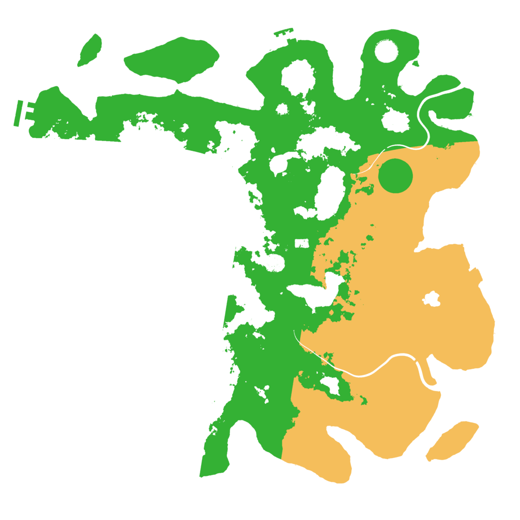 Biome Rust Map: Procedural Map, Size: 4000, Seed: 1150022223