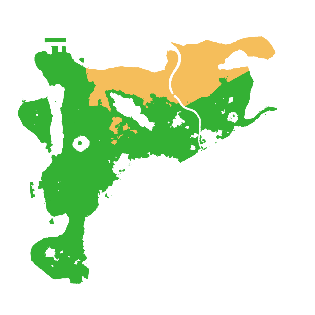 Biome Rust Map: Procedural Map, Size: 3000, Seed: 1429860485