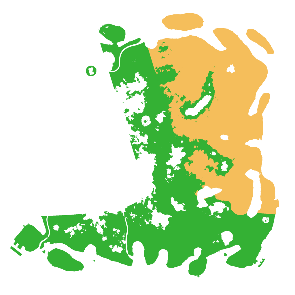 Biome Rust Map: Procedural Map, Size: 4500, Seed: 588692314