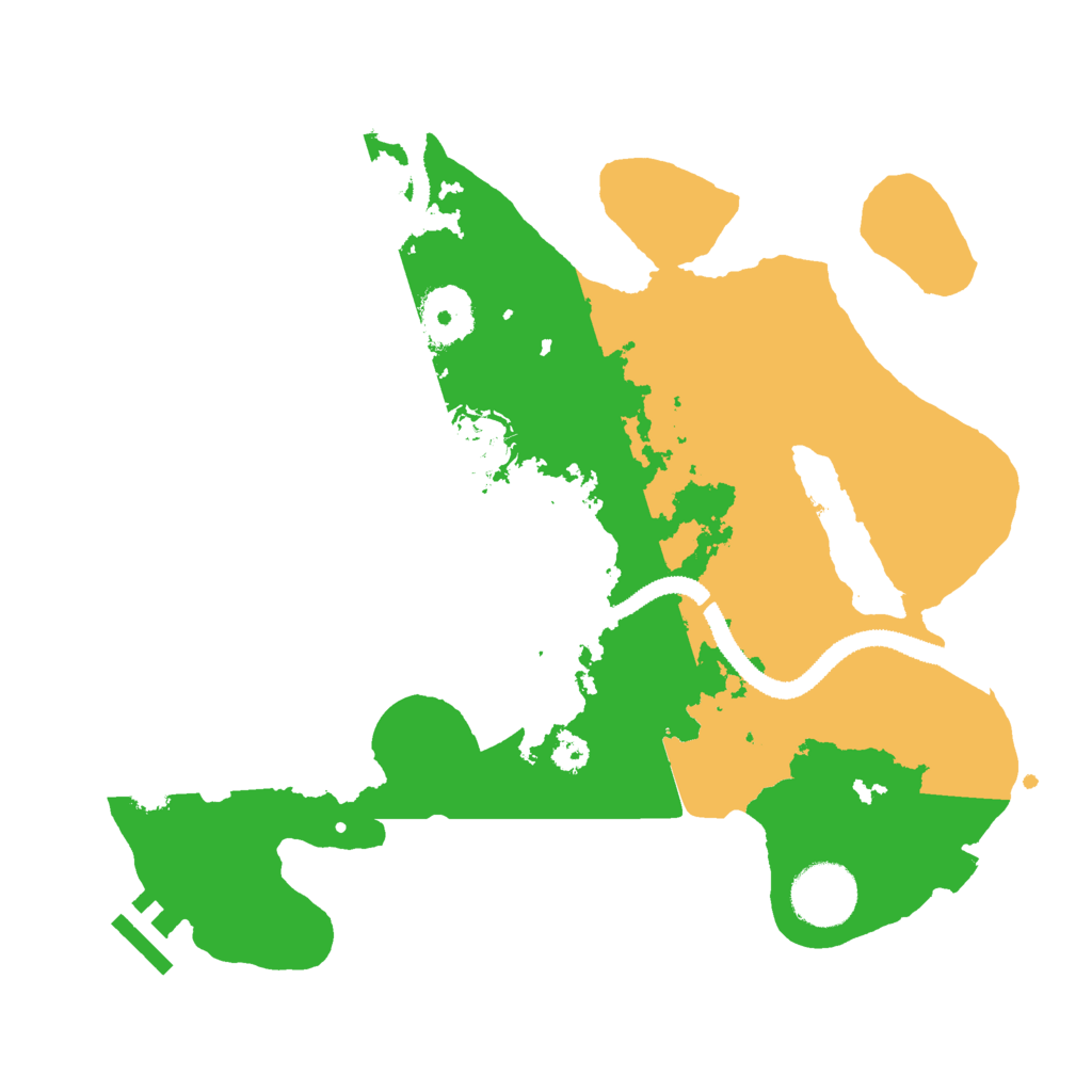 Biome Rust Map: Procedural Map, Size: 3000, Seed: 41564154