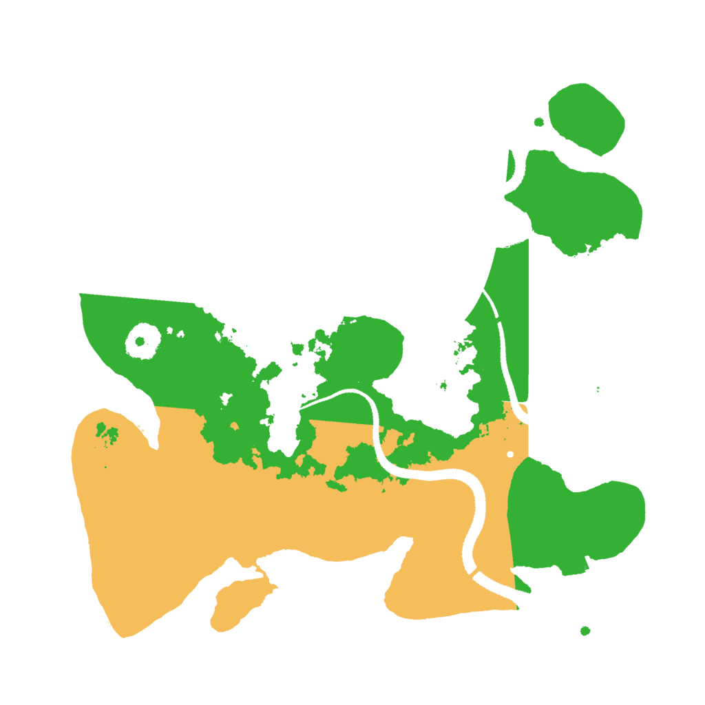 Biome Rust Map: Procedural Map, Size: 3000, Seed: 19279