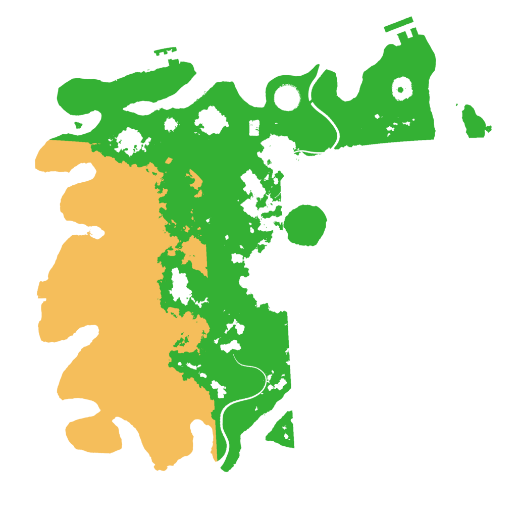 Biome Rust Map: Procedural Map, Size: 3500, Seed: 613860041