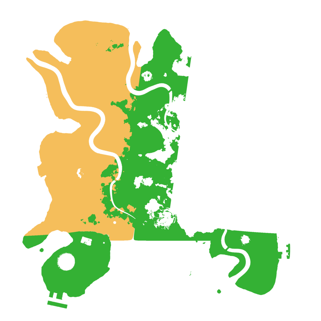 Biome Rust Map: Procedural Map, Size: 3250, Seed: 471235