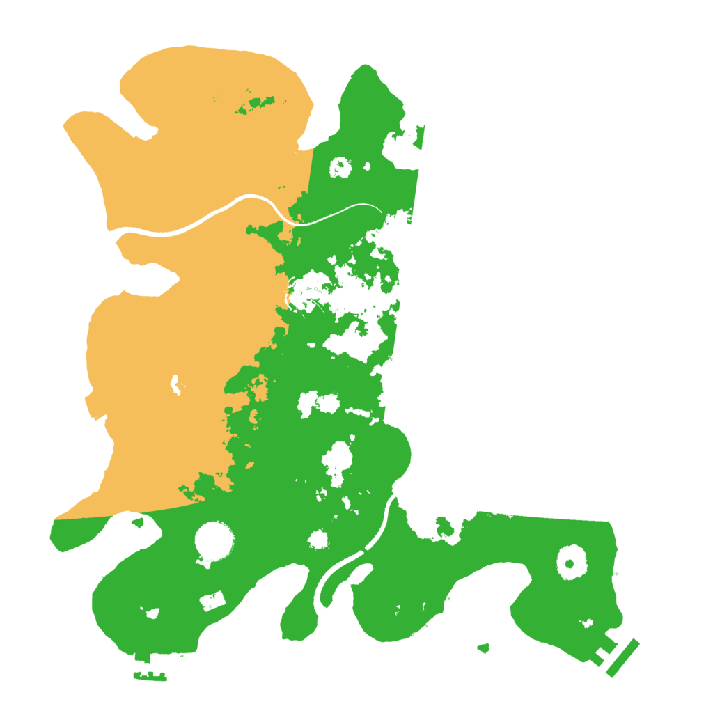 Biome Rust Map: Procedural Map, Size: 3250, Seed: 471235